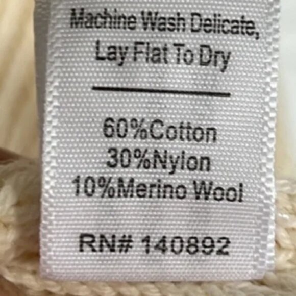 Marine Layer | Robin Crop Cardigan in Ivory with Tipping - Picture 7 of 14